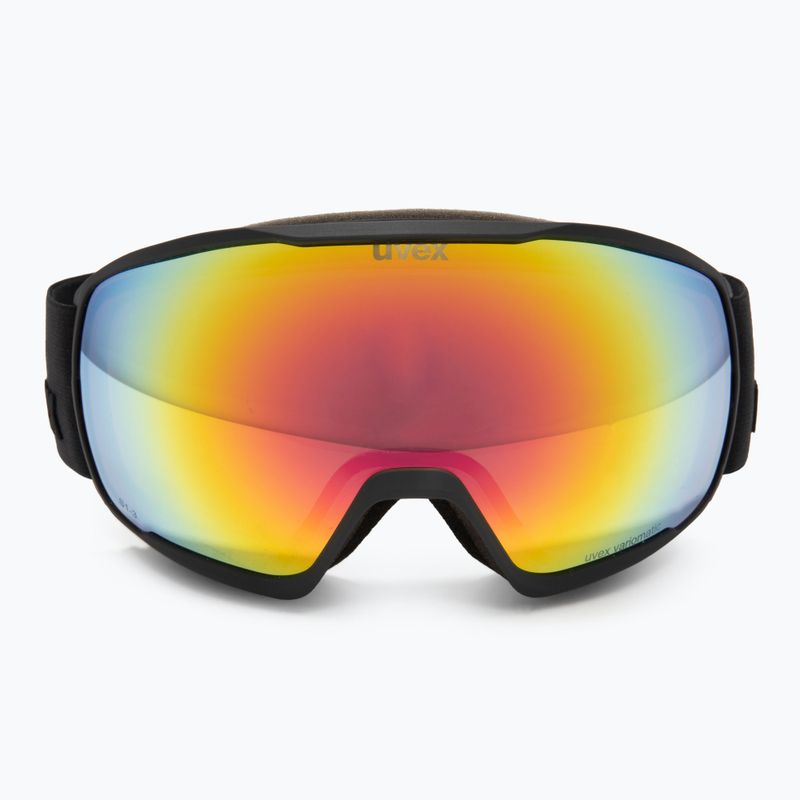 Ski goggles UVEX Victorious V black matt/vario rainbow mirror 2