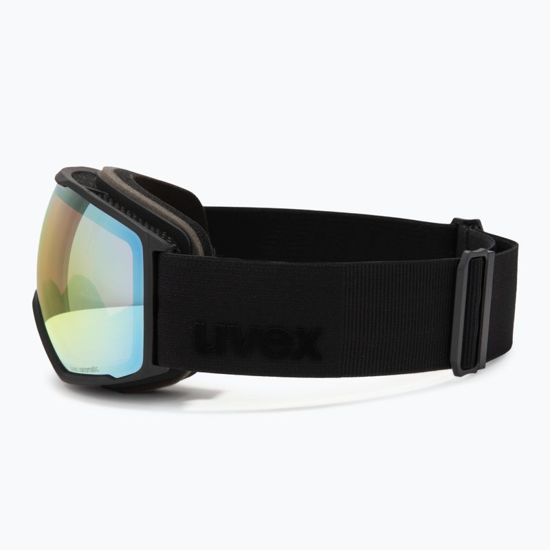 Ski goggles UVEX Victorious V black matt/vario rainbow mirror 4