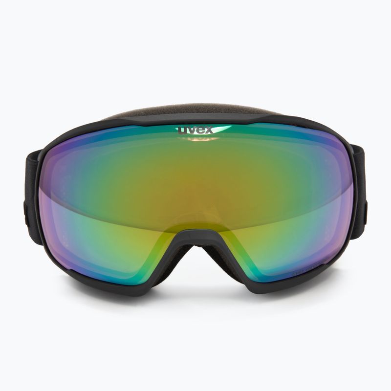 Ski goggles UVEX Victorious V black matt/vario green mirror 2