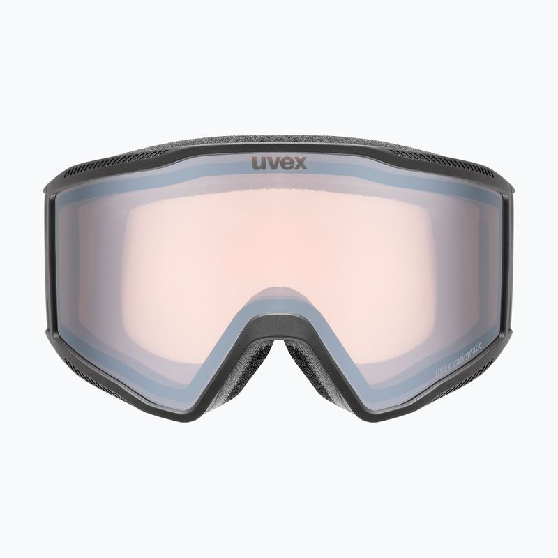 Ski goggles Uvex Blast V black matt/vario silver mirror 6