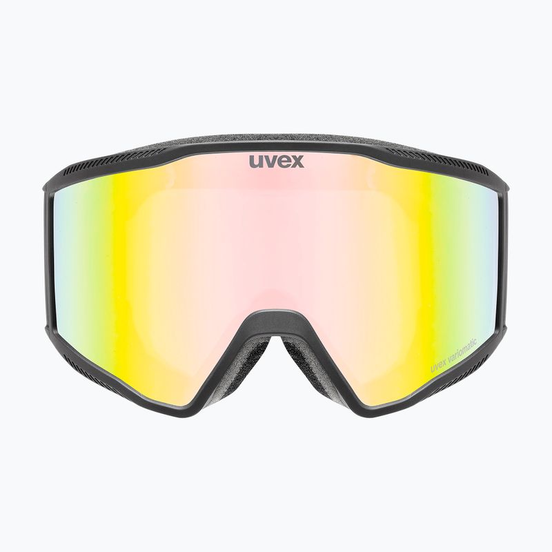 Ski goggles Uvex Blast V black matt/vario rainbow mirror 6