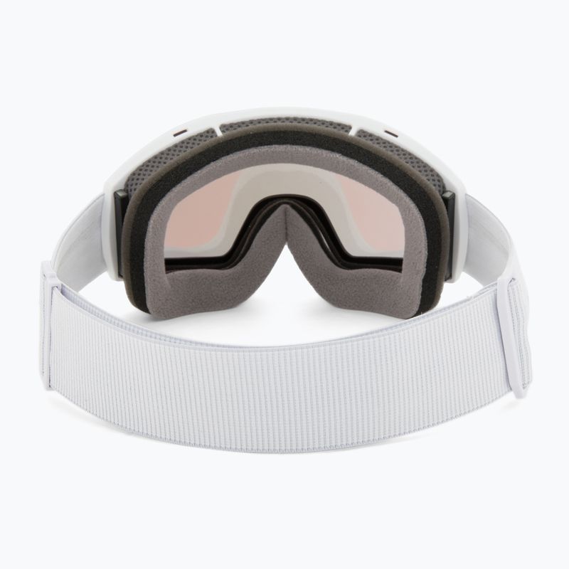 Ski goggles UVEX Victorious S V white matt/vario rose mirror 3