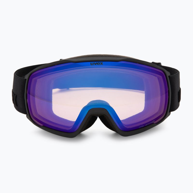 Ski goggles UVEX Victorious S V black matt/vario blue mirror 2