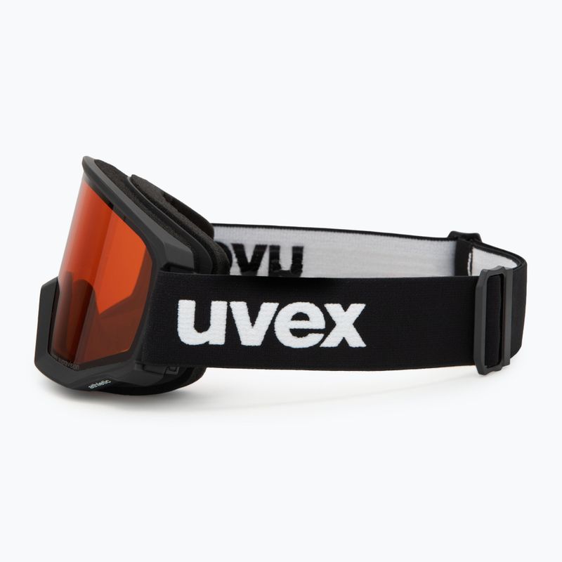 Ski goggles UVEX Athletic LGL black matt/orange/clear 4