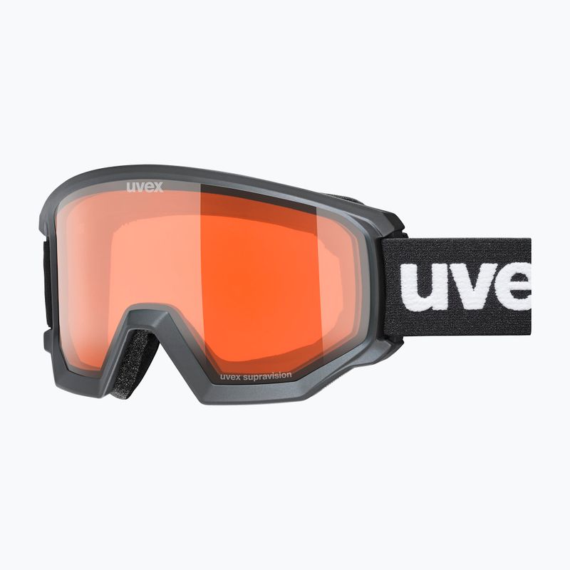 Ski goggles UVEX Athletic LGL black matt/orange/clear