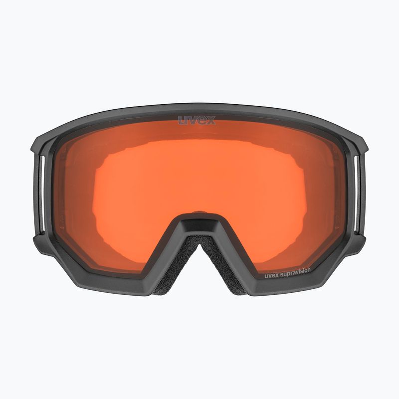 Ski goggles UVEX Athletic LGL black matt/orange/clear 2