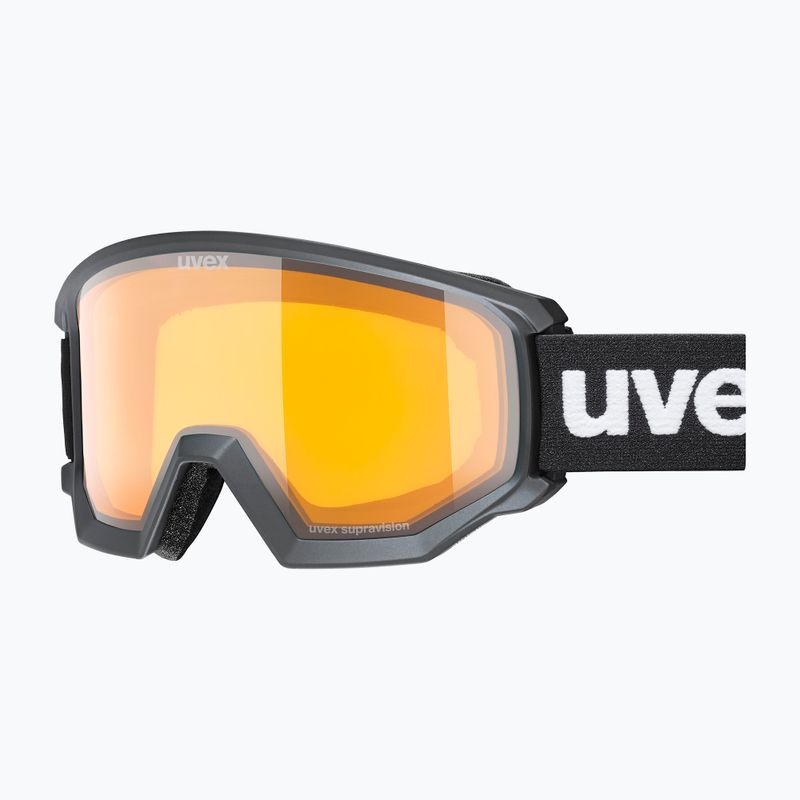 Ski goggles UVEX Athletic LGL black matt/yellow/clear