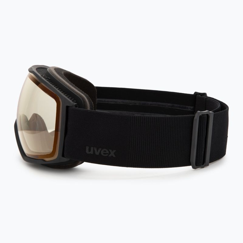 Ski goggles UVEX Victorious Pro V black matt/vario red mirror 4