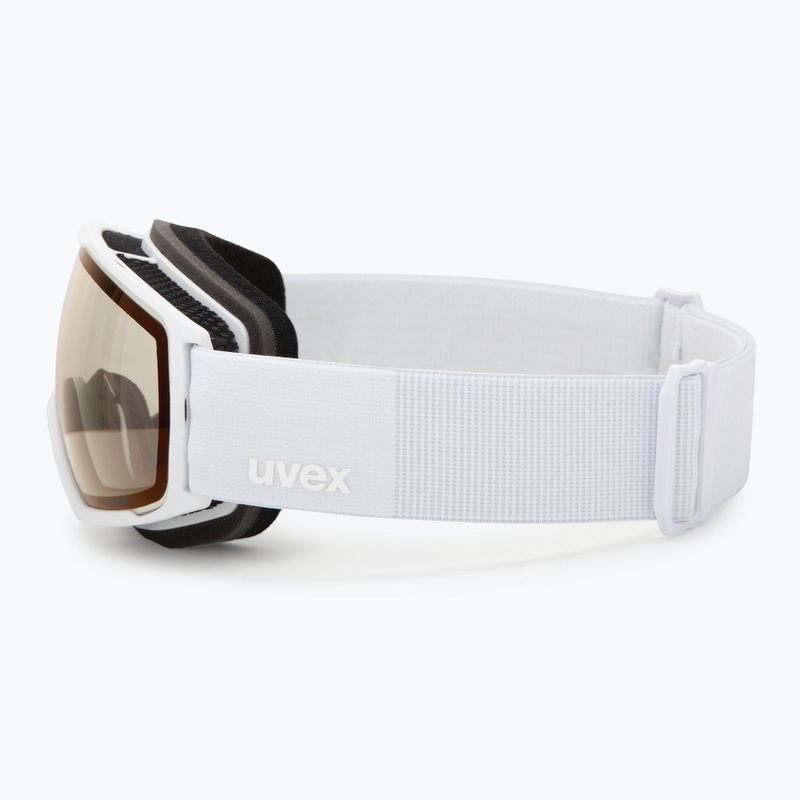 Ski goggles UVEX Victorious S Pro V white matt/vario red mirror 4