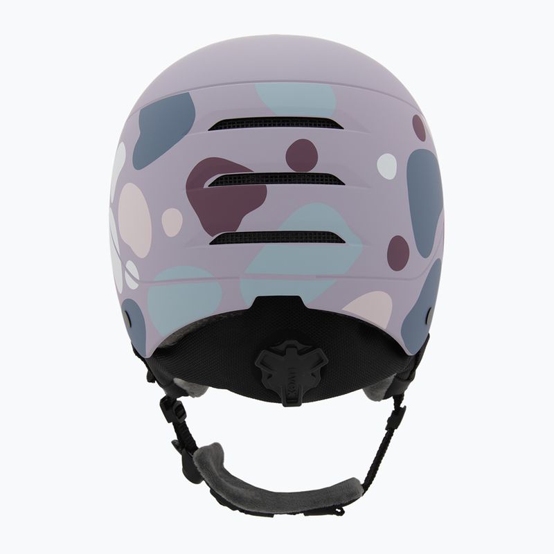 Children's ski helmet UVEX Rocket Visor Jr cool lavender abstract matt/mirrorsilver/lasergold 4