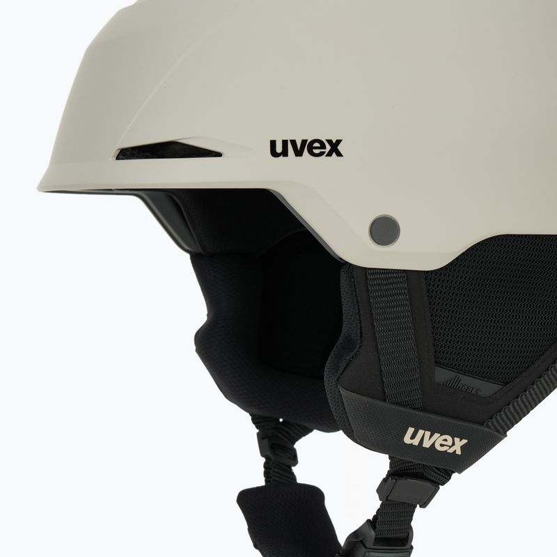 Ski helmet UVEX Resolution warm grey/black matt 7