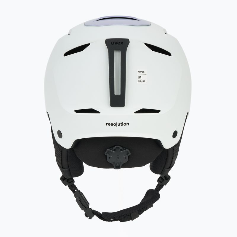 Ski helmet UVEX Resolution white/cool lavender grad matt 4