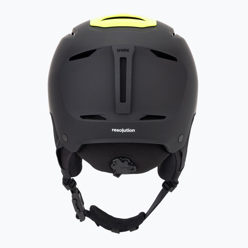 Ski helmet UVEX Resolution black/electrum grad matt 4
