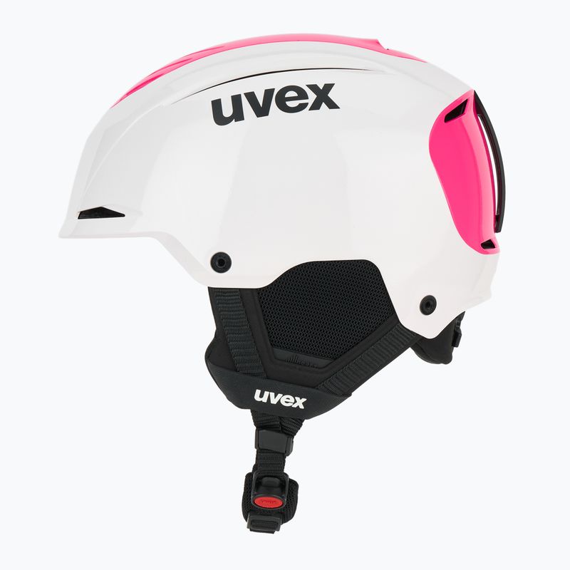 Ski helmet UVEX Resolution SL white/pink 3