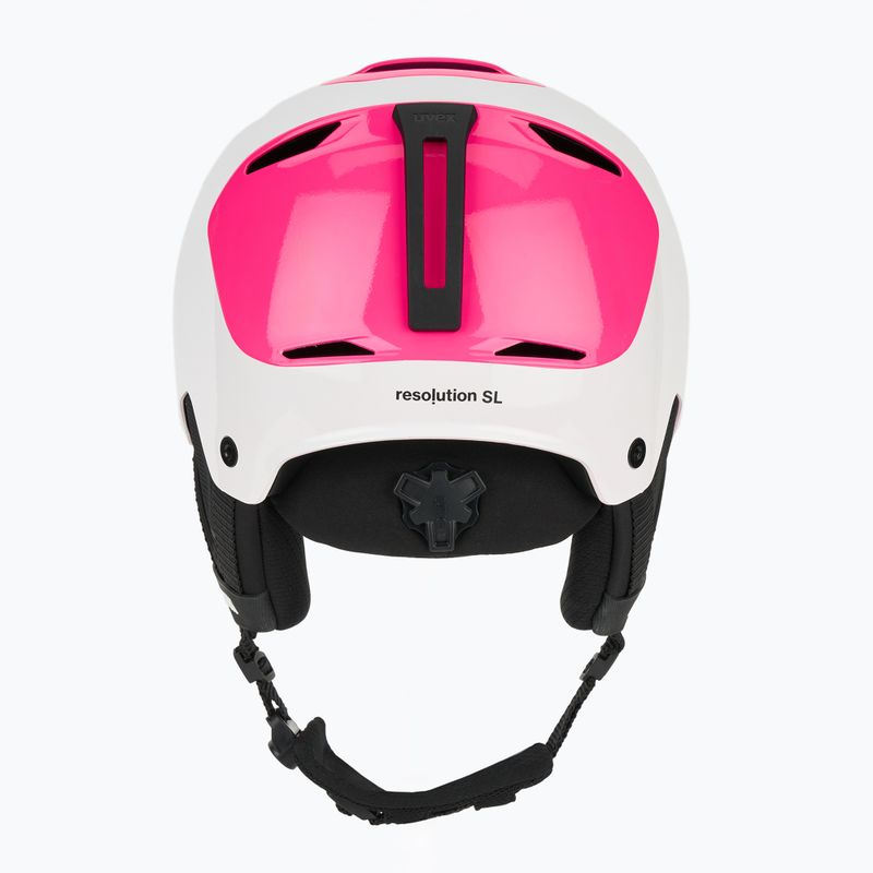 Ski helmet UVEX Resolution SL white/pink 4