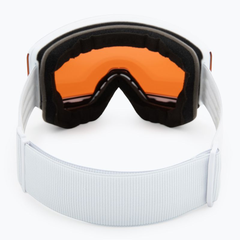 Ski goggles Uvex Lace Attract FM white matt/mirror silver 4