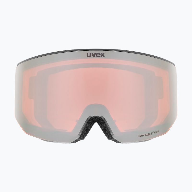 Ski goggles Uvex Lace Attract FM white matt/mirror silver 8