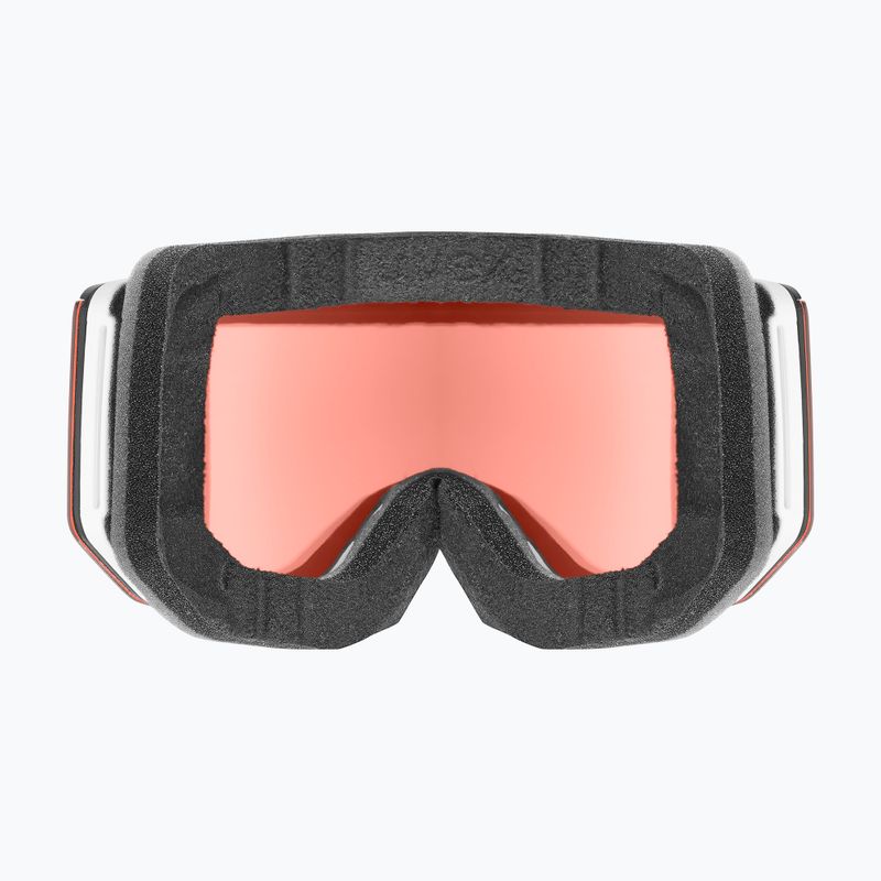 Ski goggles Uvex Lace Attract FM white matt/mirror silver 10