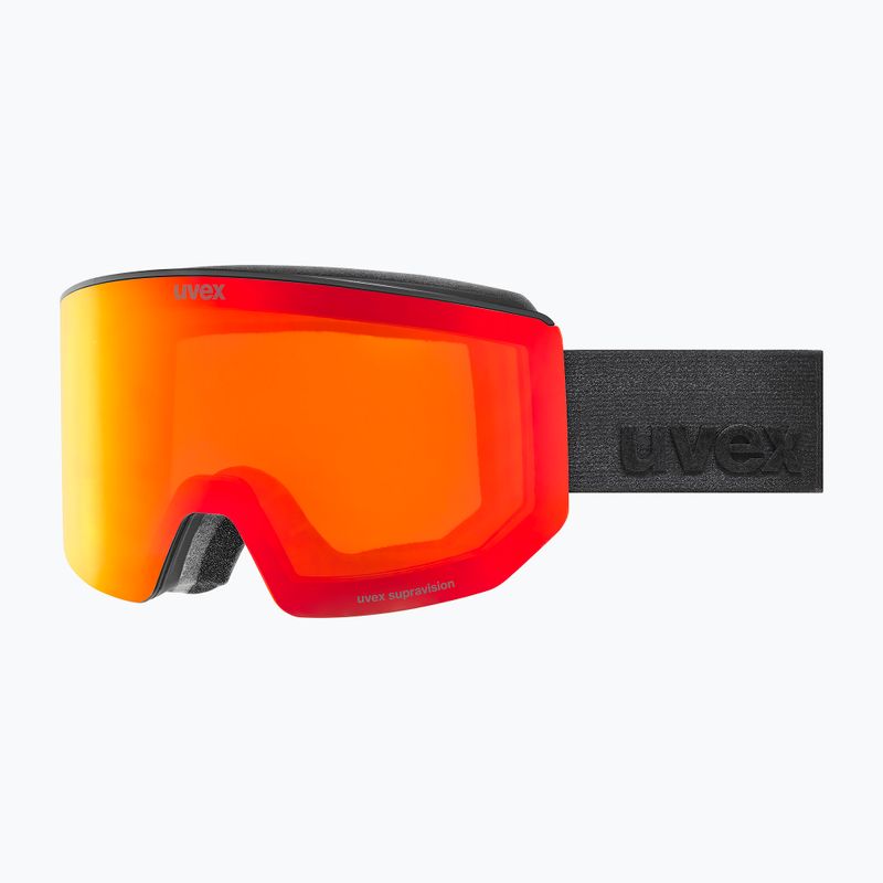 Ski goggles Uvex Lace Attract FM black matt/mirror red 7
