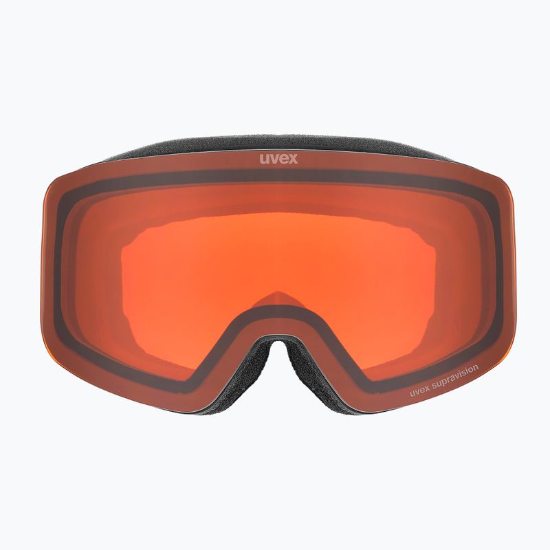 Children's ski goggles UVEX Pwdr LG Jr black matt/orange/clear 2