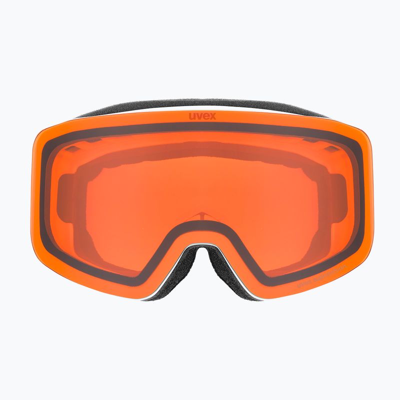 Children's ski goggles UVEX Pwdr LG Jr white matt/orange/clear 4