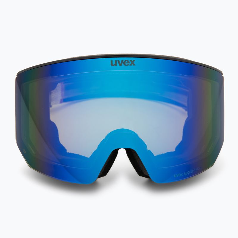 Ski goggles Uvex Lace Attract FM black matt/mirror blue 2