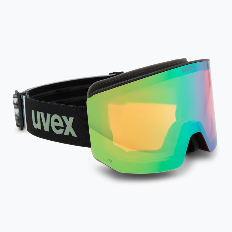Ski goggles Uvex Lace Attract FM black matt/mirror opal 2