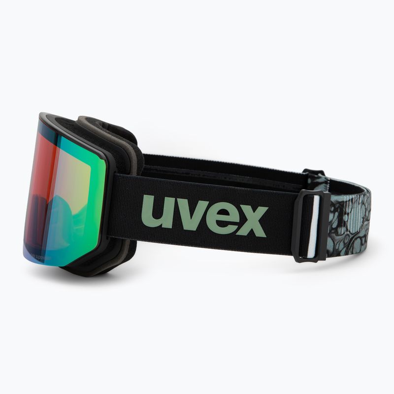 Ski goggles Uvex Lace Attract FM black matt/mirror opal 5