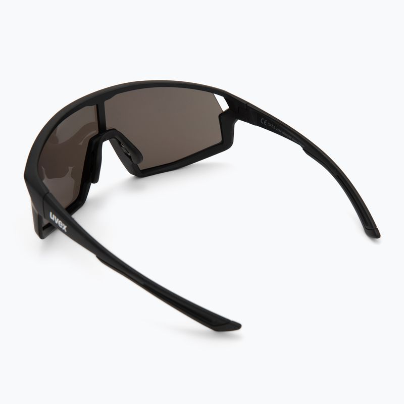 Sunglasses Uvex Skyryse black matt/mirror silver 2