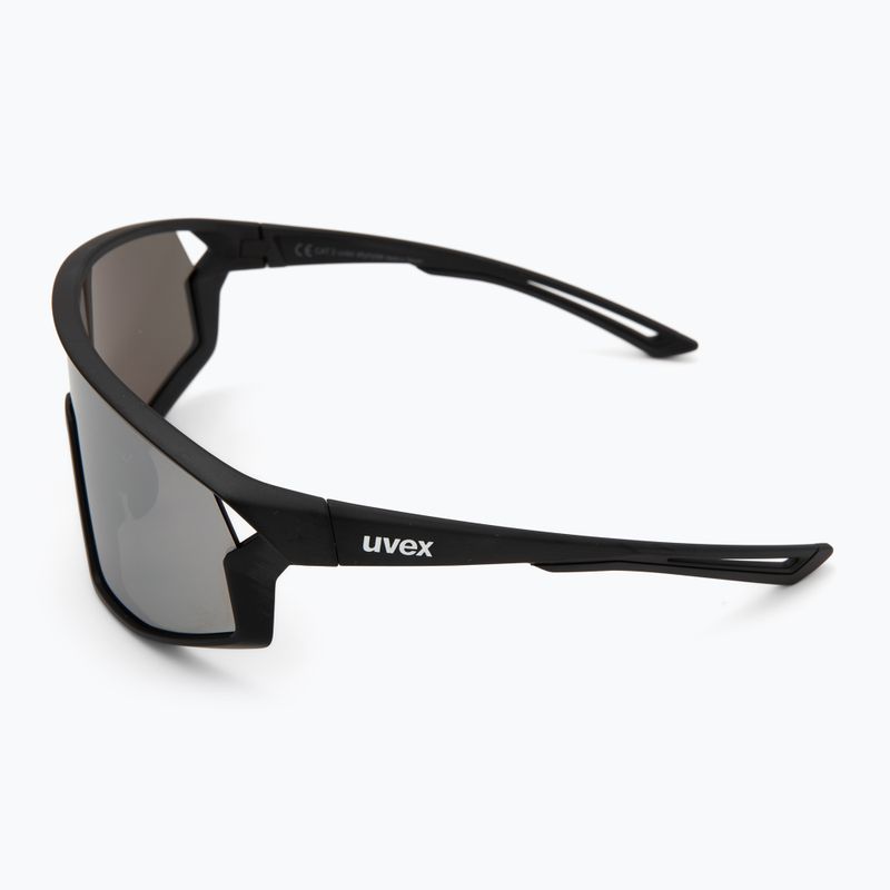 Sunglasses Uvex Skyryse black matt/mirror silver 4