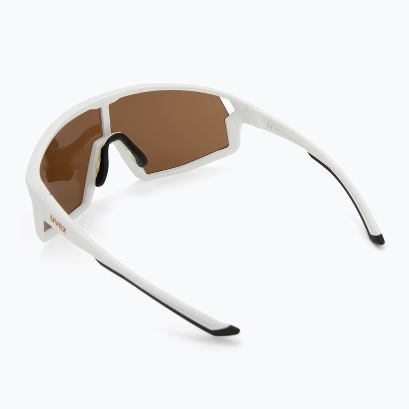 Sunglasses Uvex Skyryse white matt/mirror gold 2