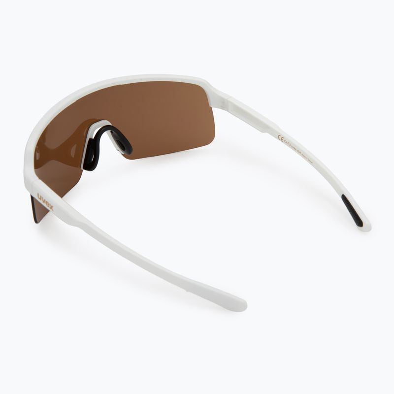 Sunglasses Uvex Dyrt white matt/mirror gold 2