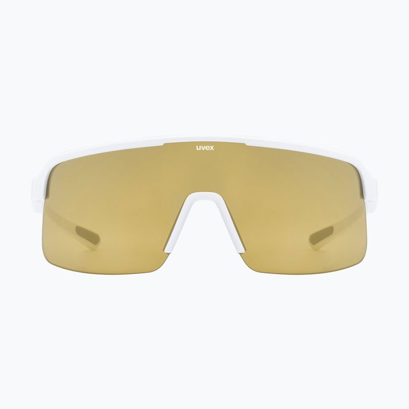 Sunglasses Uvex Dyrt white matt/mirror gold 2