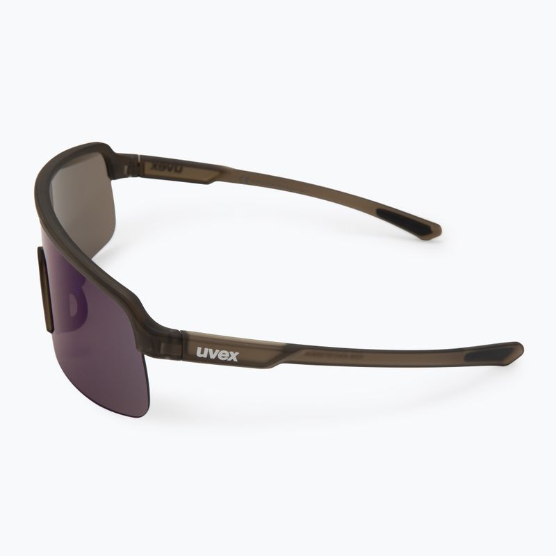 Sunglasses Uvex Dyrt smoke matt/mirror blue 4