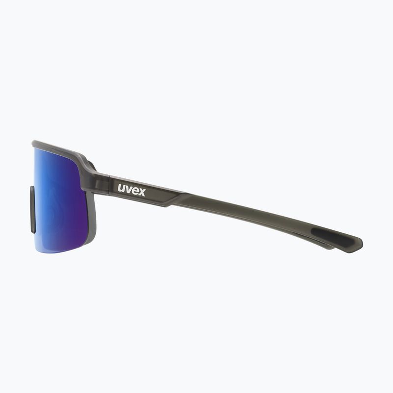 Sunglasses Uvex Dyrt smoke matt/mirror blue 5