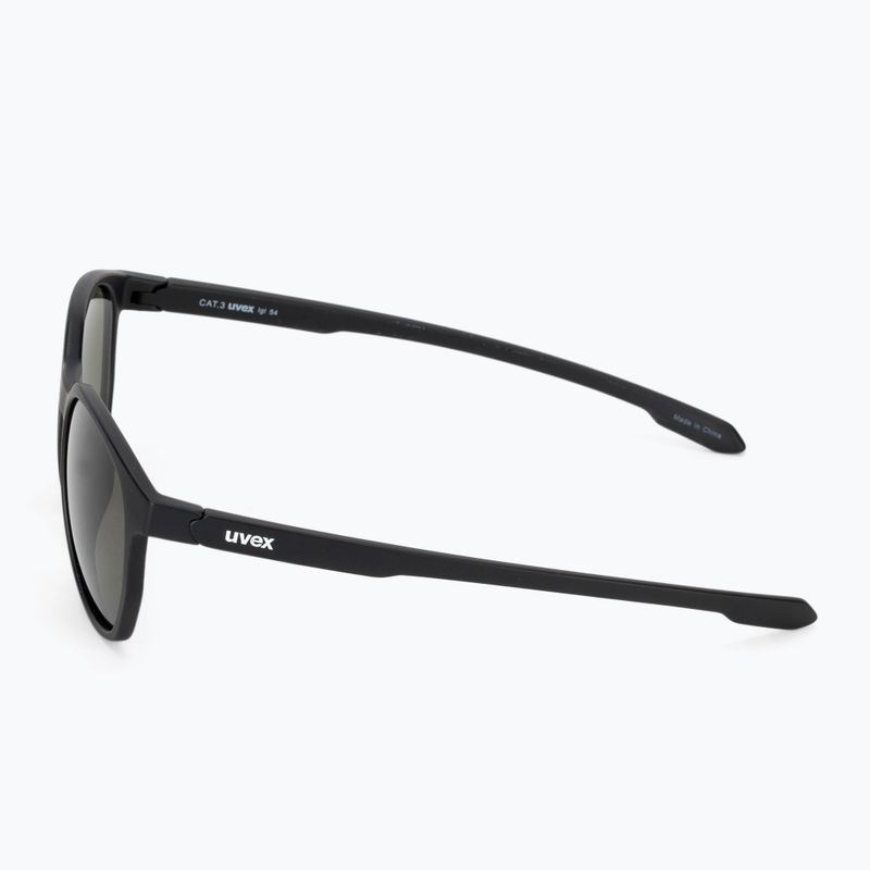 Sunglasses UVEX LGL 54 black matte/green 4
