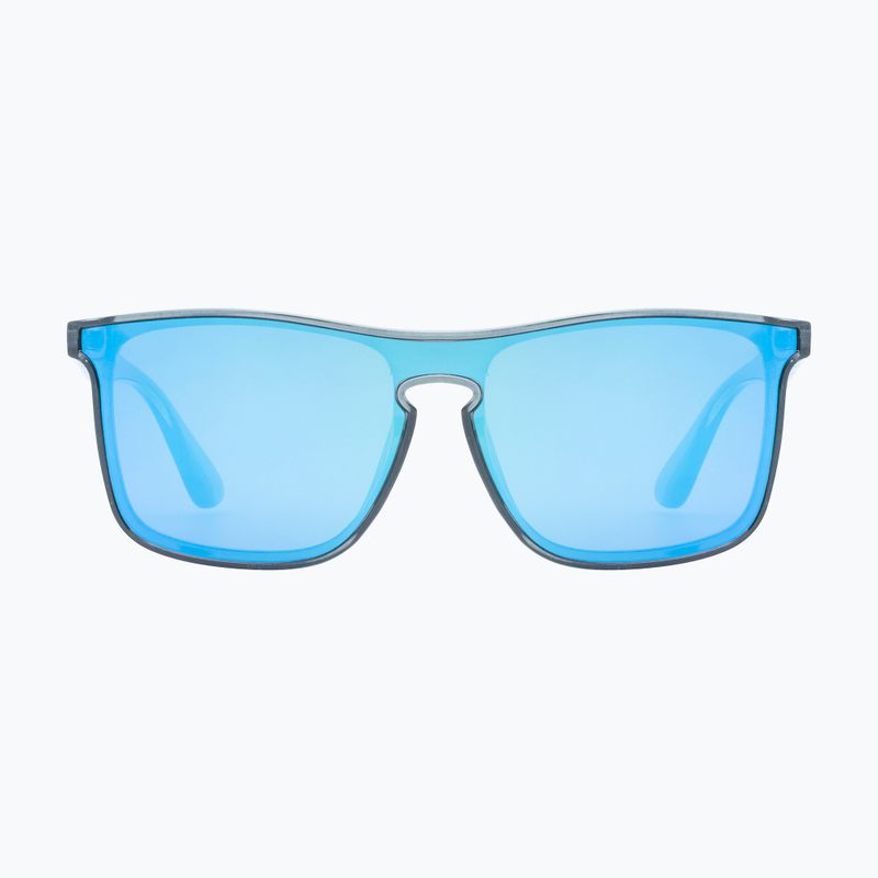 Sunglasses UVEX Heyday clear smoke/mirror blue 2