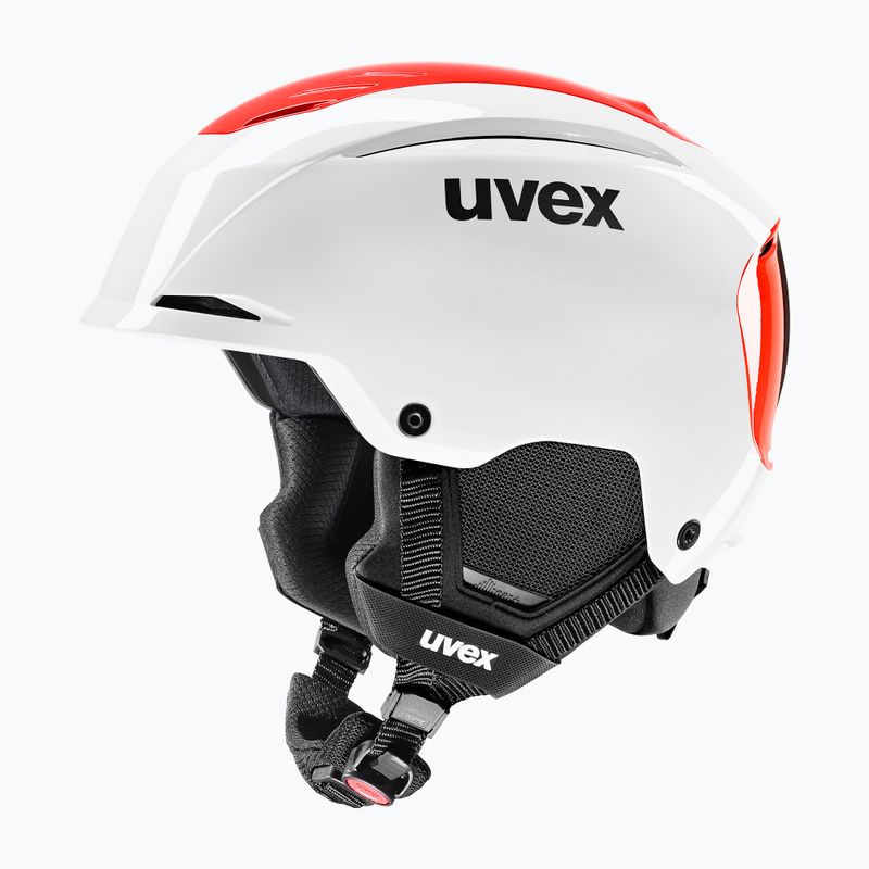 Ski helmet UVEX Resolution SL white/electric red