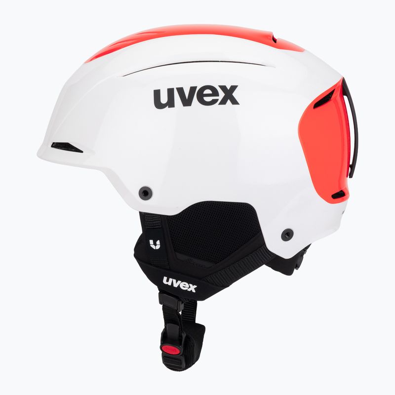Ski helmet UVEX Resolution SL white/electric red 3
