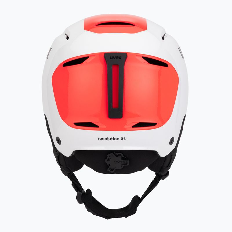 Ski helmet UVEX Resolution SL white/electric red 4