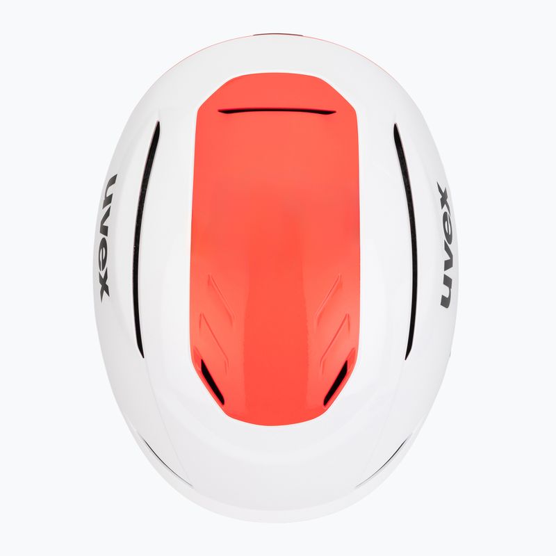 Ski helmet UVEX Resolution SL white/electric red 6