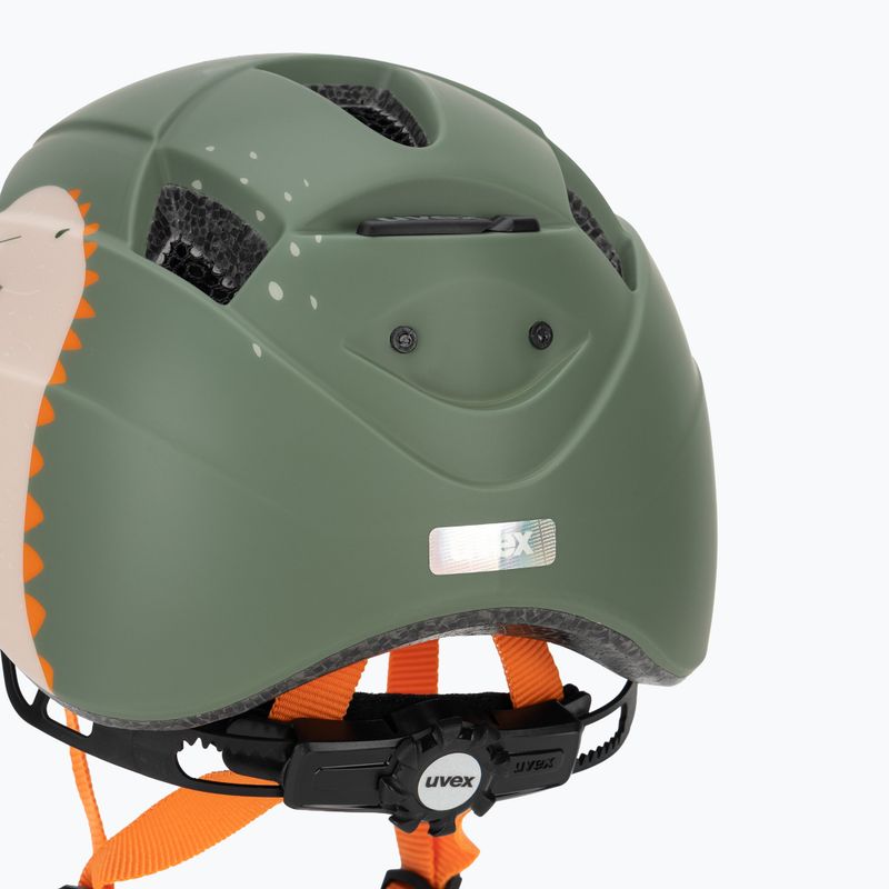 Children's bike helmet UVEX Kid 2 CC sage green dino matt 8