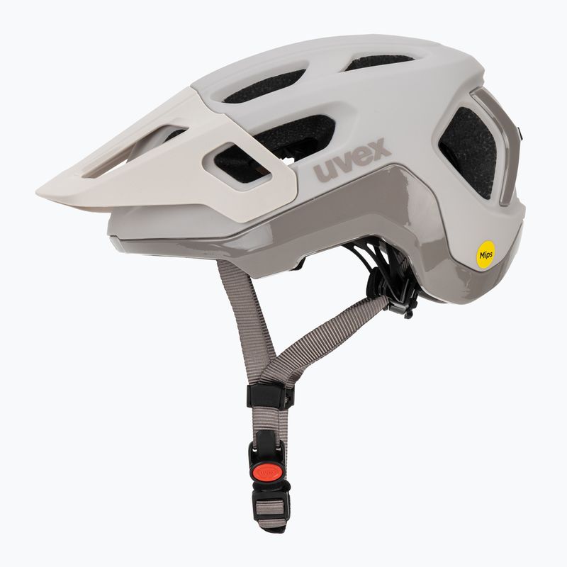 Bike helmet UVEX React MIPS warm grey matt 3