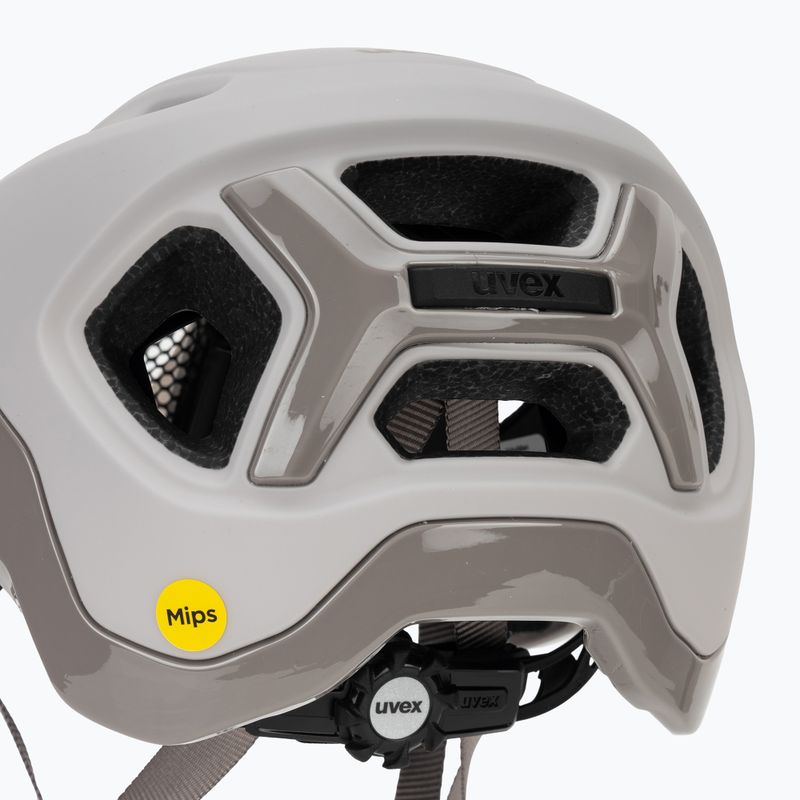 Bike helmet UVEX React MIPS warm grey matt 7
