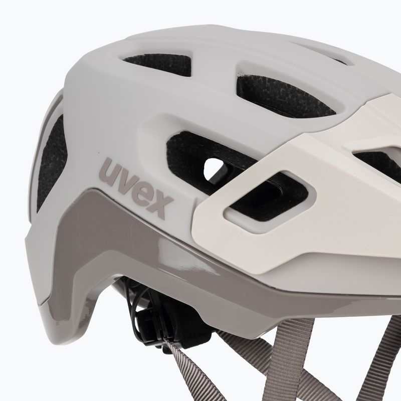 Bike helmet UVEX React MIPS warm grey matt 8