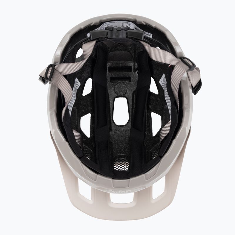 Bike helmet UVEX React warm grey matt 5