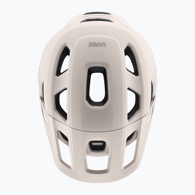 Bike helmet UVEX React warm grey matt 4