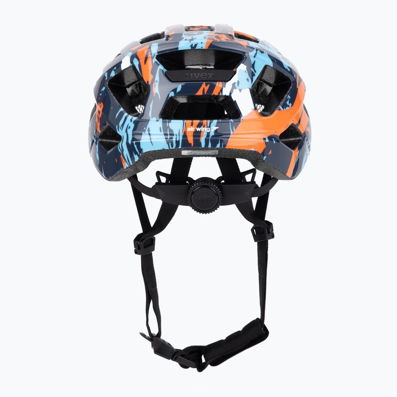 Children's bike helmet UVEX Air Wing 2 papaya/bubble blue 4