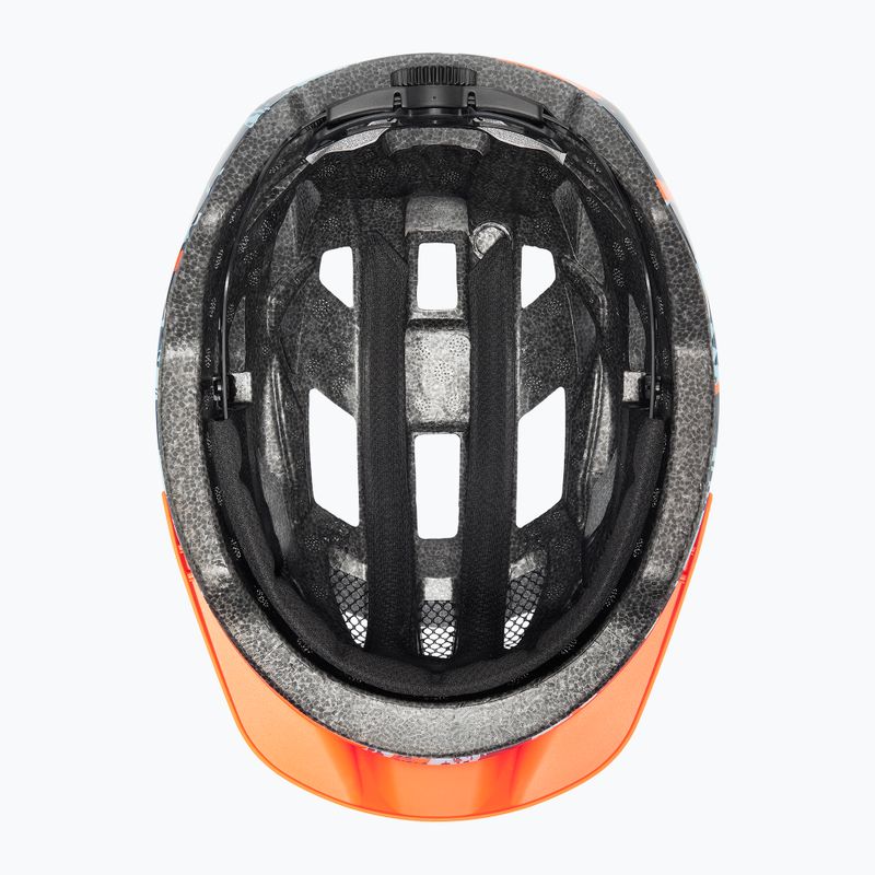 Children's bike helmet UVEX Air Wing 2 papaya/bubble blue 5