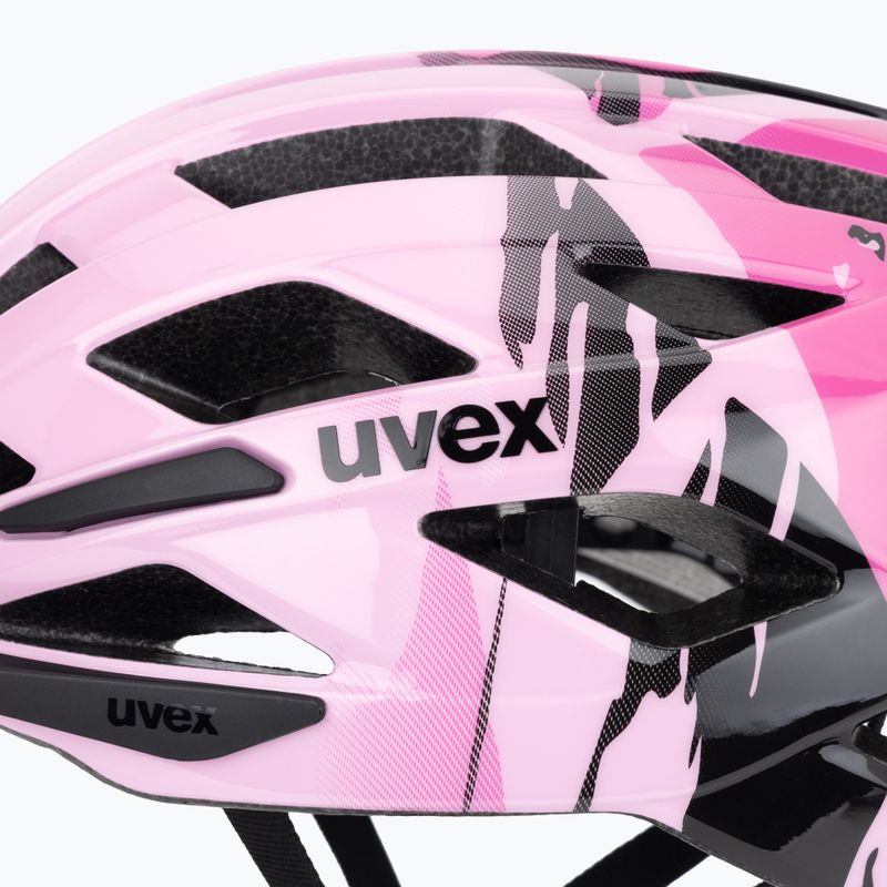 Children's bike helmet UVEX Air Wing 2 strawberry/black 7